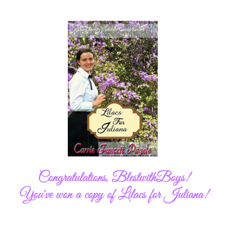 Winner- Lilacs for Juliana