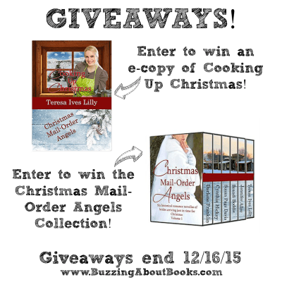 Giveaway graphic- Christmas Mail-Order Angels Tour