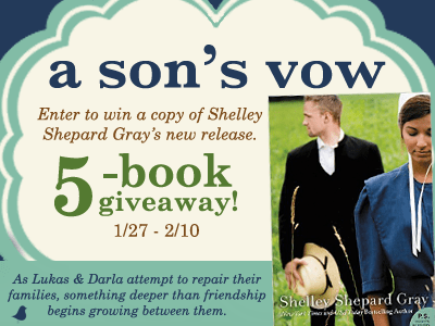 A Son's Vow 5 Book Giveaway